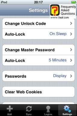 בחירה ב-Settings , באייפון