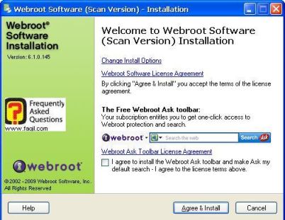 מסך ברוכים הבאים -antivirus werboot
