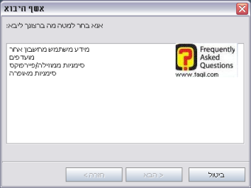 אשף הייבוא, בדפדפן Avant   