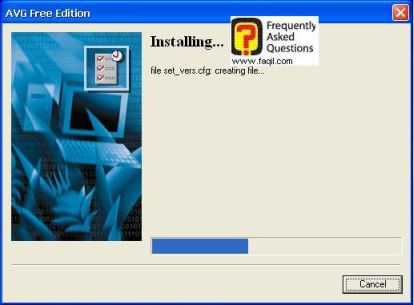 תחילת התקנת  האנטיוירוס avg free