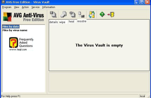   תאריכי ההסגרה   של אנטיוירוס  avg free