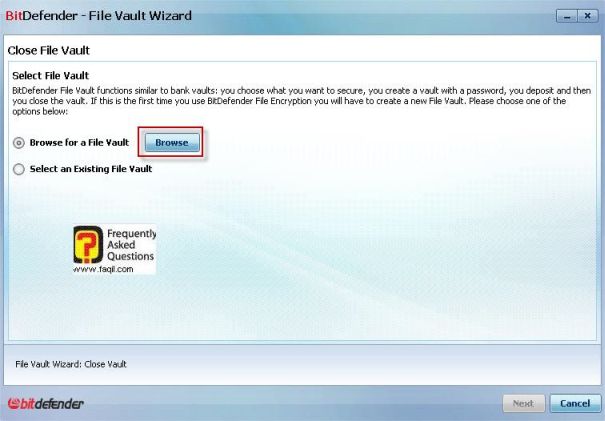 מיקום היעד של ערכי הקבצים נעולים,, BitDefender Internet Security 2010 