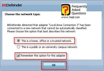 סוג חיבור, BitDefender Internet Security 2010 