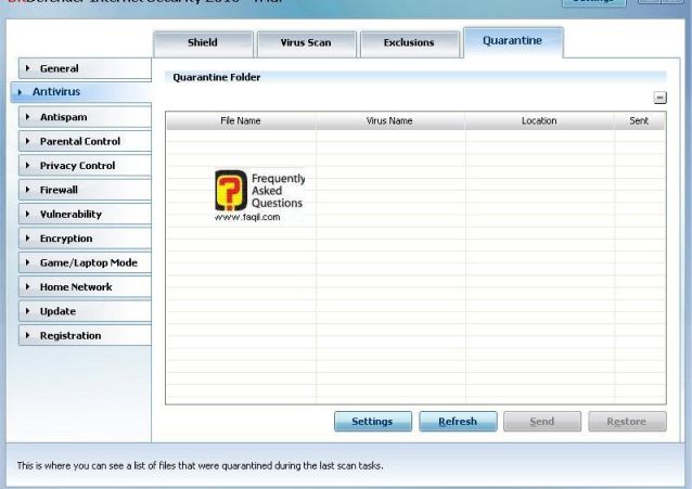 הסגר אנטיוירוס, BitDefender Internet Security 2010 