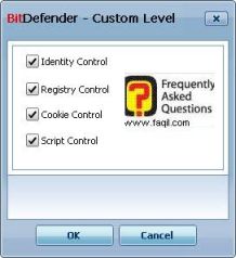 אפשרויות הפרטיות לשליטה, BitDefender Internet Security 2010 