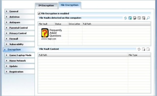 קבצים מוצפנים, BitDefender Internet Security 2010 
