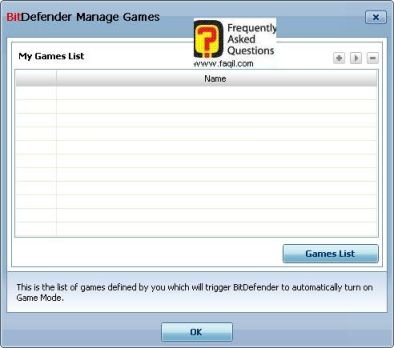 רשימת המשחקים המאושרת, BitDefender Internet Security 2010 
