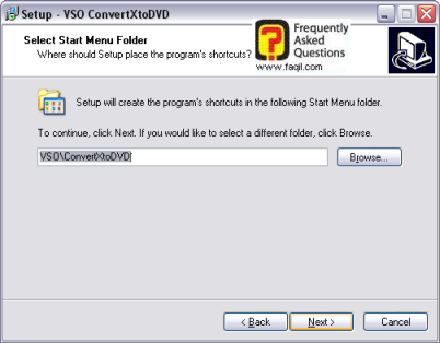 יצירת התפריט המהיר,  convert x to dvd