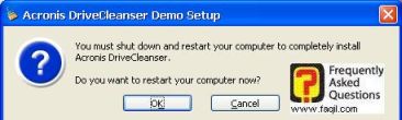הפעלה מחדש של המחשב,תוכנתDriveCleanser