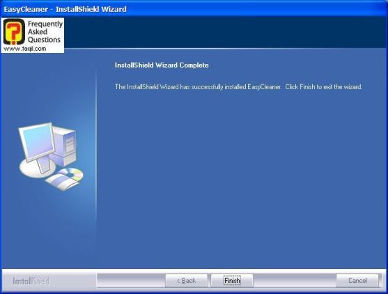 סיום ההתקנה, EasyCleaner 
