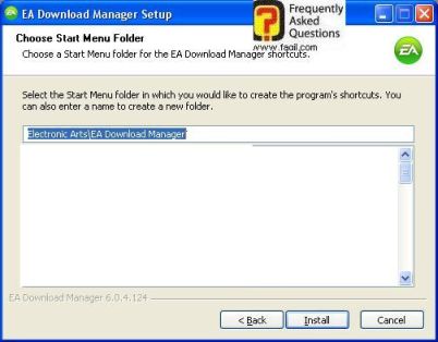 תפריט מהיר, EA Download 