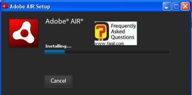 התקנה החלה של adobe air, EA Download 