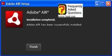 סיום  התקנת adobe air, EA Download 