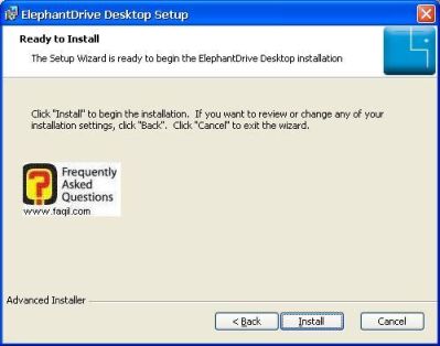 התקן את ElephantDrive