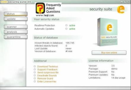 מסך ראשי, ewido  