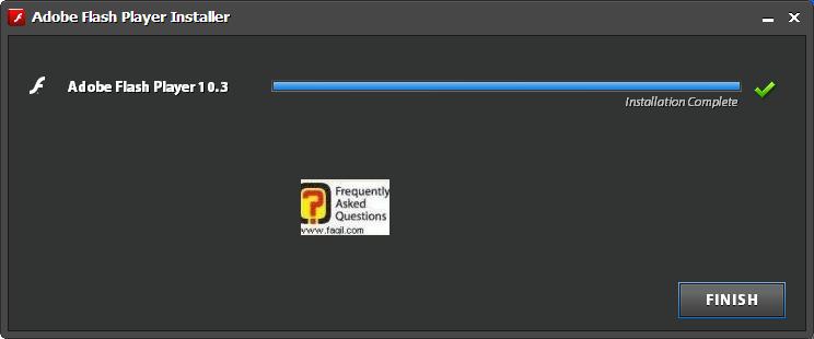 הסתיים התקנת הפלאש