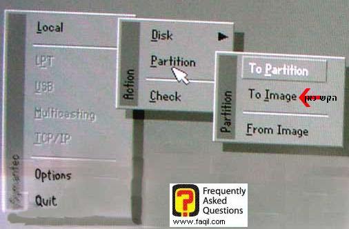 הקש על TO IMAGE, בGhost