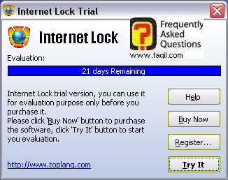 גירסה מוגבלת בזמן,  Internet lock