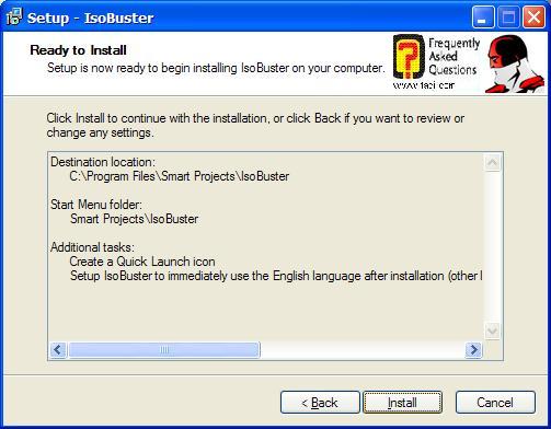 קרא לפני ההתקנה, IsoBuster