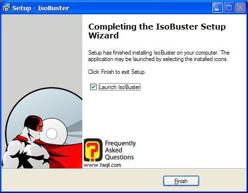 ההתקנה הושלמה, IsoBuster