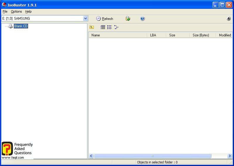לשמור במחשב או לצרוב על דיסק , IsoBuster