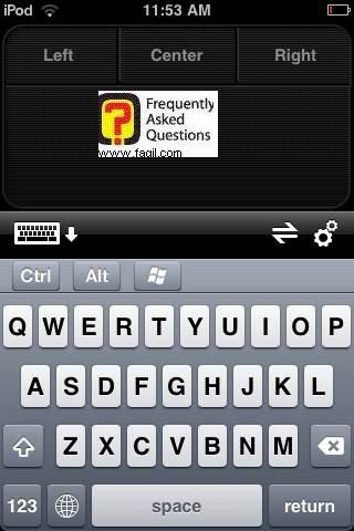 מקלדת, במכשיר האייפון