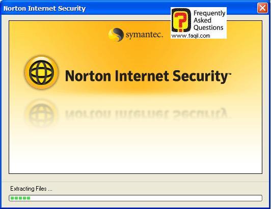 מסך פתיחת הכיווץ ,Norton Internet Security 2007