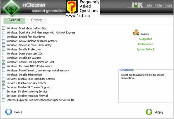 טוואיק,ncleaner