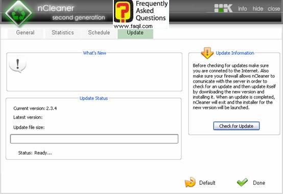 עידכון,ncleaner