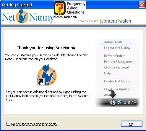 ברוך הבא לתוכנה, תוכנת Net Nanny   