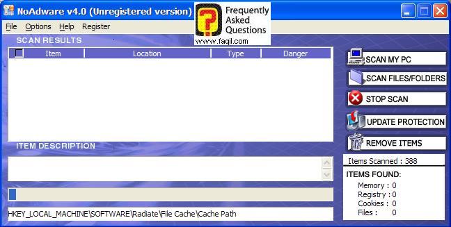 סרוק מחשב שלי,NoAdware 4.0 