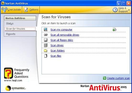 לוגים ,האנטיוירוס נורטון 2005|Norton Anti Virus 2005 
