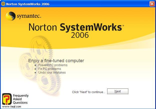 ברוך הבא לתוכנה, Norton SystemWorks 2006  