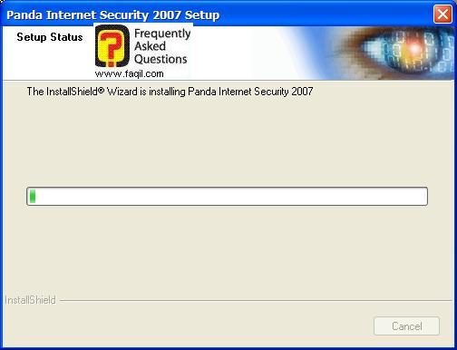 ההתקנה תחל,Panda Internet Security 2007