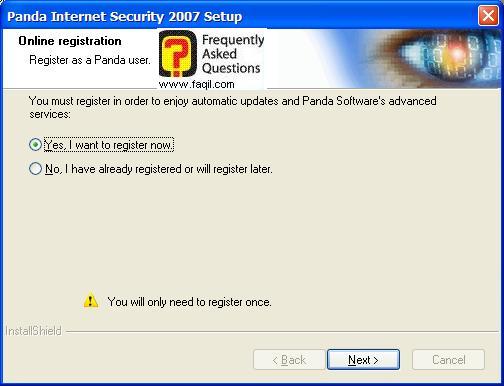 אם אתם מעוניינים להירשם או לא,Panda Internet Security 2007