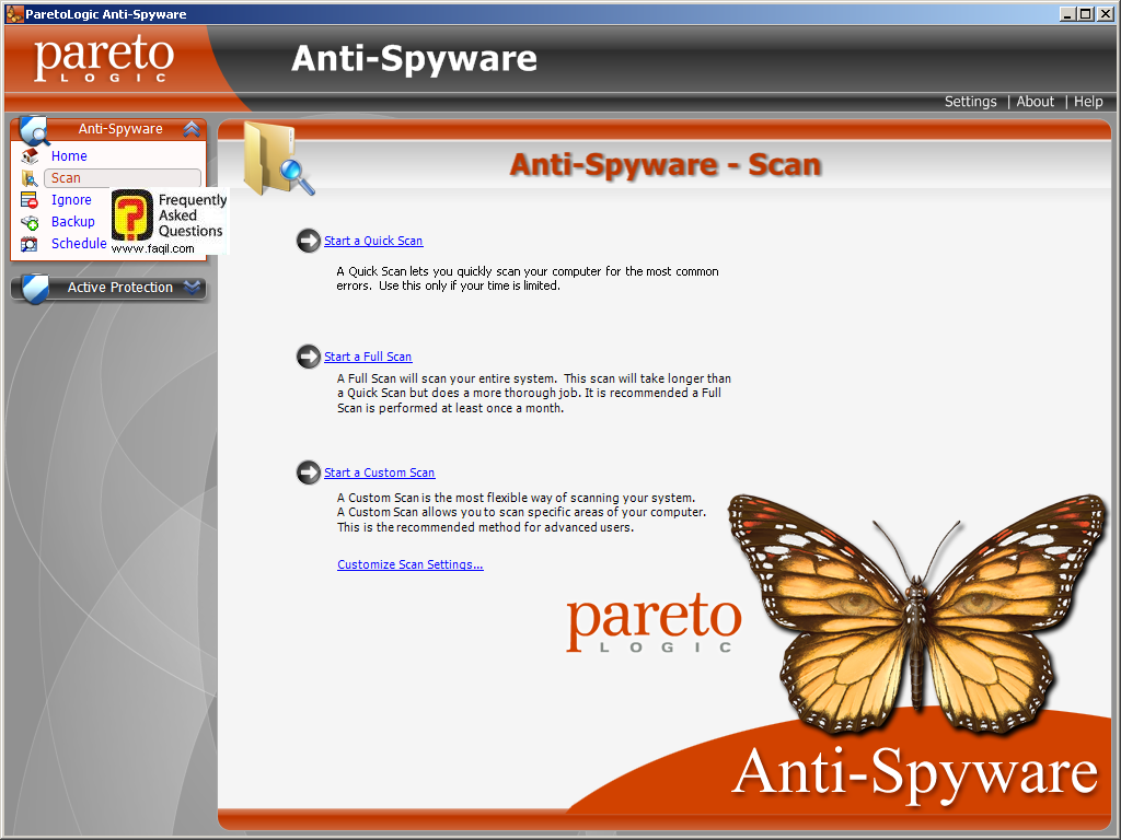 עדכון בסיס התוכנה, parelogic-anti spyware