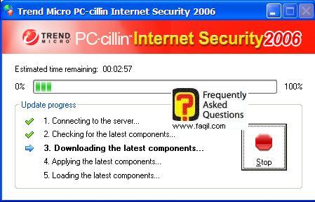 ההורדה החלה, PC cillin  