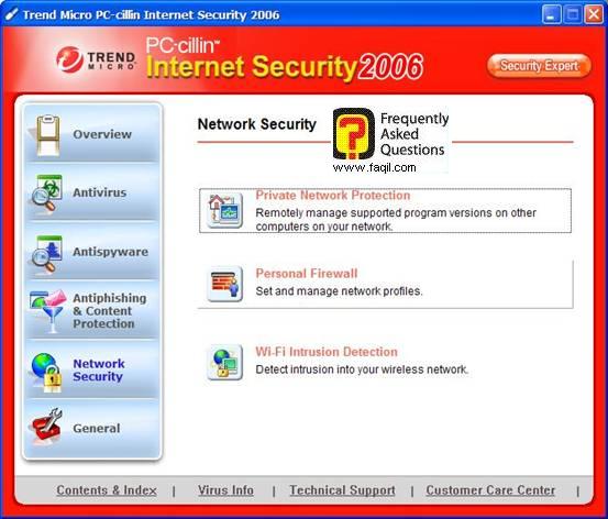 חומת אש, בPC cillin  