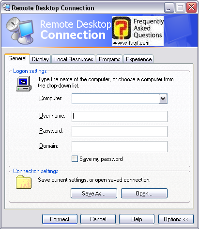 הגדרות כללי,remote desktop 