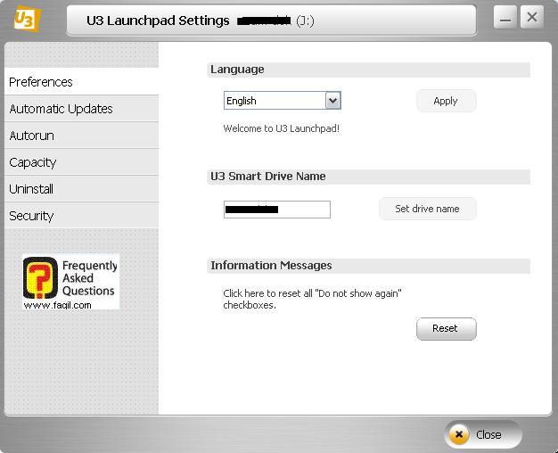 u3 launchpad settings 