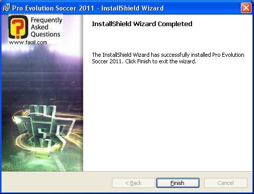 התקנת pes 11 הסתיימה