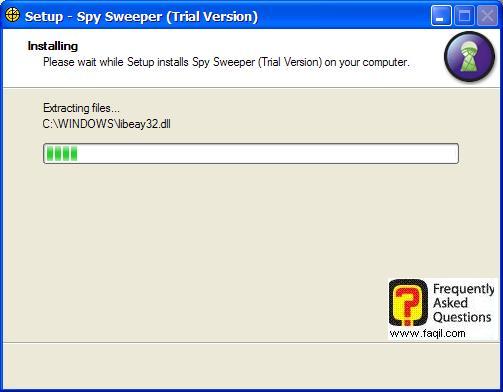 ההתקנה החלה,Spy Sweeper 5