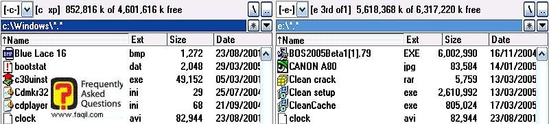 העברת ספרייה שלמה, Total Commander
