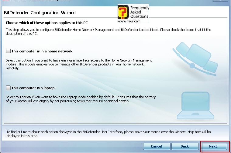 הגדרות ראשוניות אין צורך לש נות,BitDefender Total Security 2010