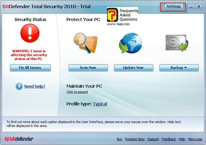 מתקן כעת,BitDefender Total Security 2010 