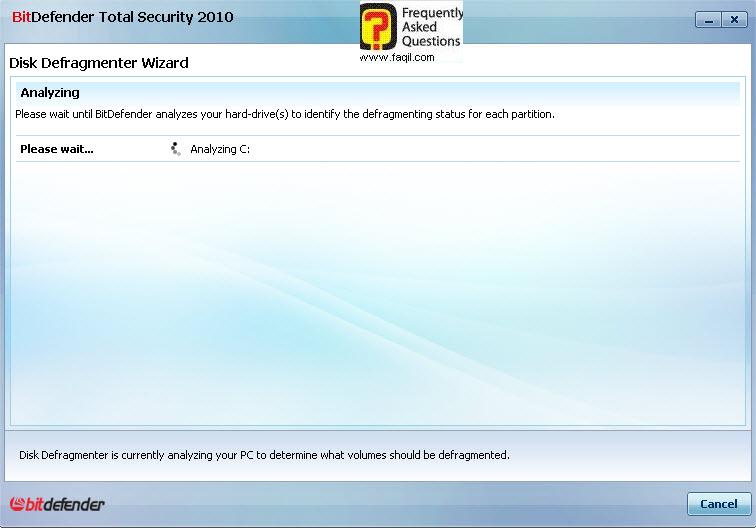 מאחה כעת את הכונן,BitDefender Total Security 2010