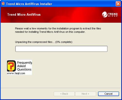 המתינו לפתיחת הקובץ, TrendMicro AntiVirus plus AntiSpyware 2010
