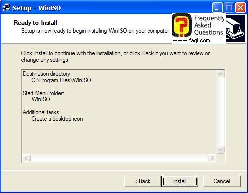 קרא לפני התקנה,תוכנת WinISO 