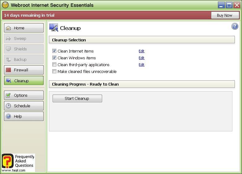 כלי ניקוי Werboot Internet Security 
