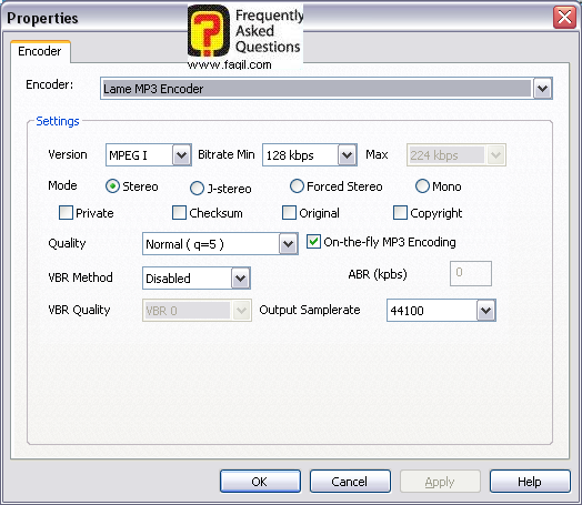 הגדרות,תוכנת xilisoft MP3 WAV converter